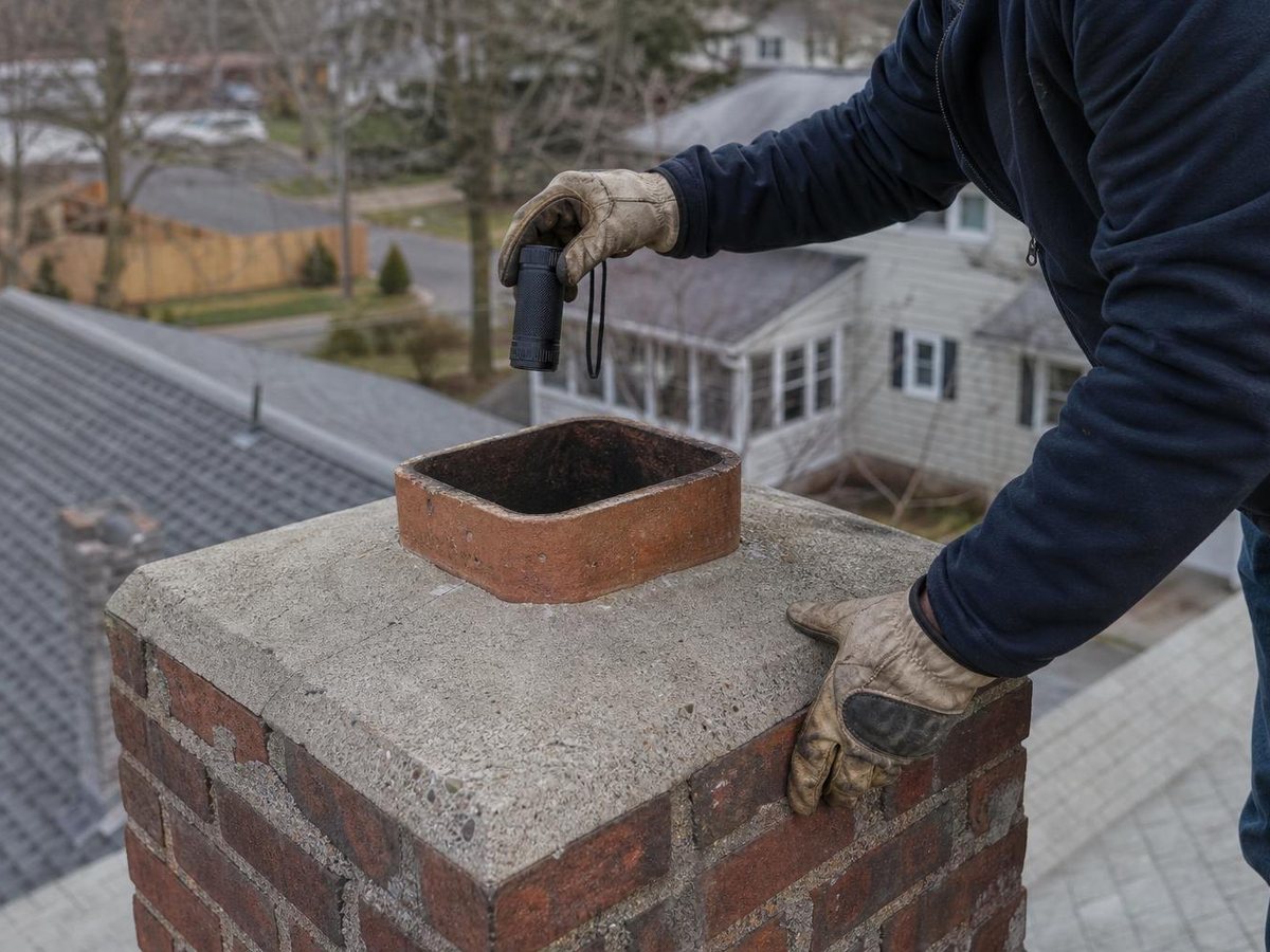 Cazen Chimney Services work in Deerfield